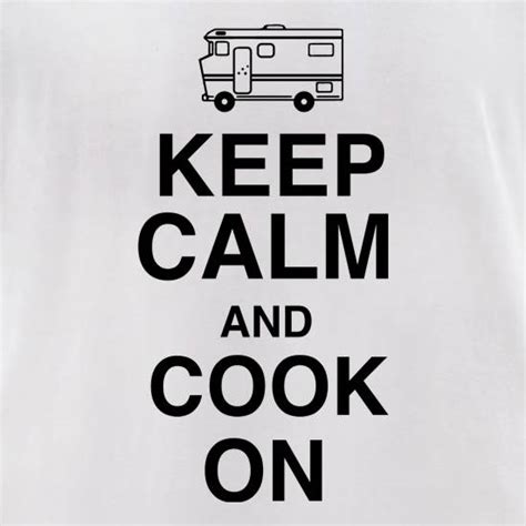 Keep Calm And Cook On T Shirt By Chargrilled