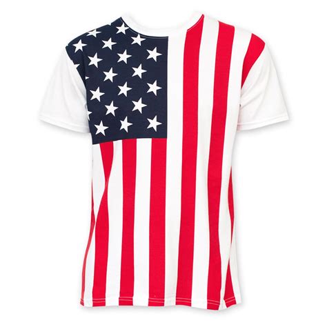 American Flag Basic Mens T Shirt Small