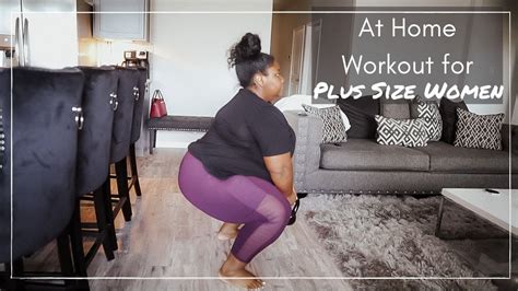 Workout At Home For Plus Size Women Workout For Beginners Youtube