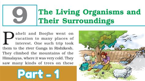 The Living Organisms And Their Surroundings Part 1 Class 6 Chapter