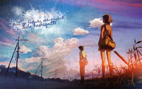 5 Centimeters Per Second Wallpapers Wallpaper Cave
