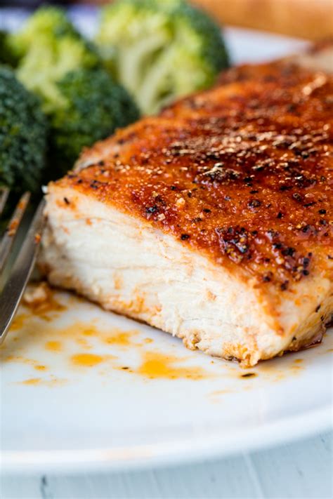 Pork chops are lean meat and are low in calories and fat and high in protein. Easy Baked Pork Chops