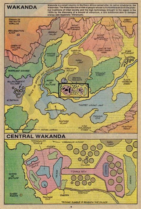 This map is based off of don mcgregor's rendition of the map located here. Nation of Wakanda, Black Panther, Marvel Universe, #CivilWar | Black panther marvel, Superhero ...