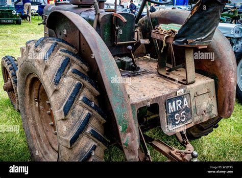 Oldvintage Working And Restored Industrial Farm Tractors At A