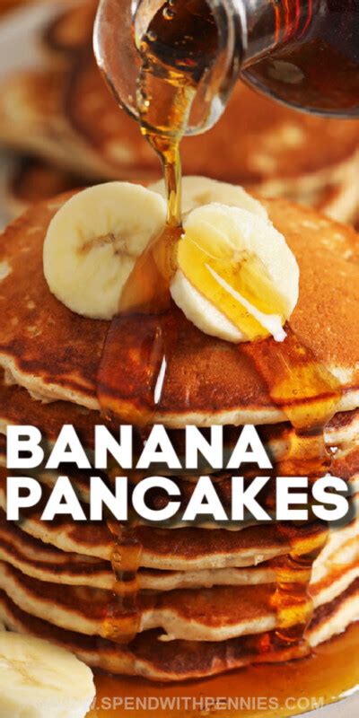 Easy Banana Pancakes Quick And Delicious Spend With Pennies