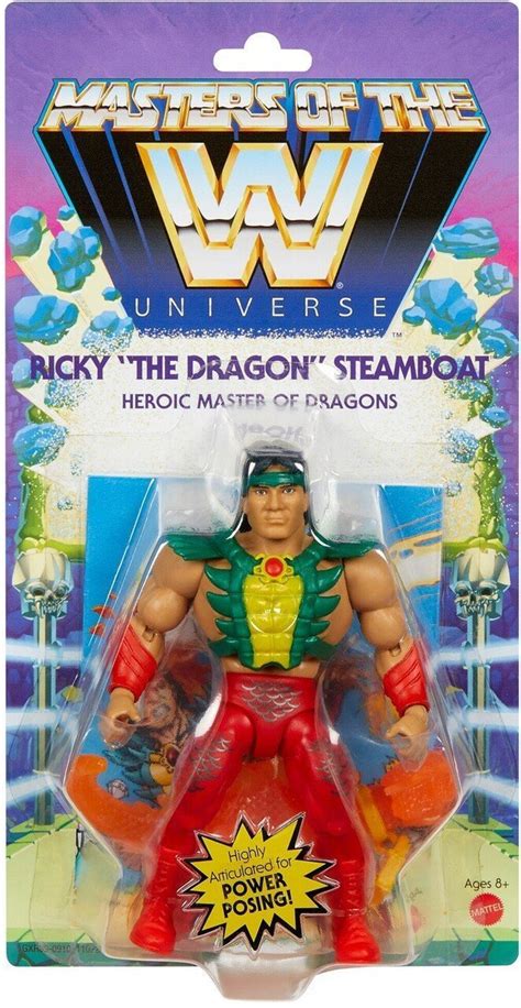 Masters Of The Universe MOTU WWE Wave 5 Ricky The Dragon Steamboat