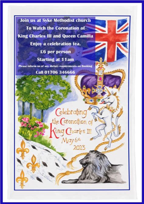 Syke Methodist Church Celebrating King Charles Iii Coronation