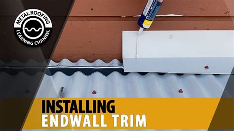 Endwall Flashing Installation On A Metal Roof EASY Installation Video