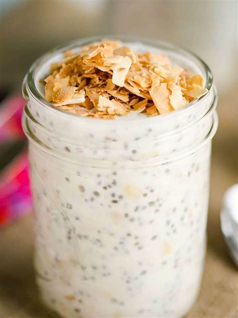 Toasted Coconut Overnight Oats Recipe Art From My Table