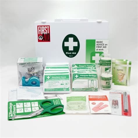 A first aid kit is a collection of supplies and equipment that is used to give medical treatment. First Aid Kit Box A (MOM)