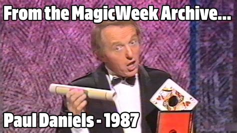 Paul Daniels Magician The Paul Daniels Magic Show 1987 Youtube