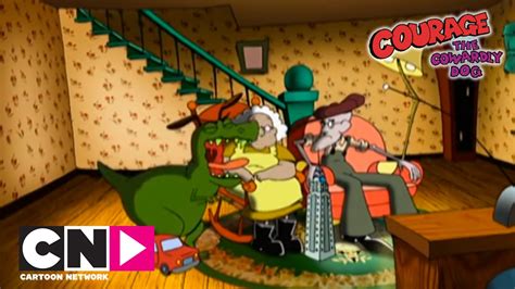 Courage Meets Big Foot Courage The Cowardly Dog Cartoon Network