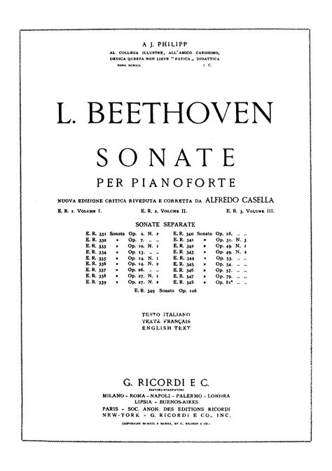 Piano Sonata No5 Op10 No1 Beethoven Ludwig Van Imslp Free