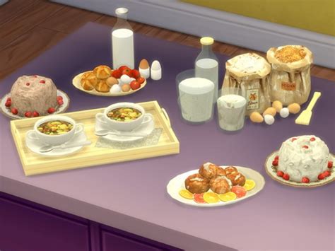 Sims Fans Food Collections 1 Sims 4 Downloads