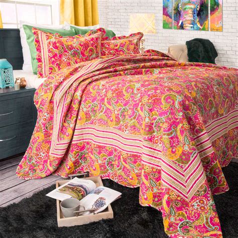 Cheap beds, mattresses, divans & frames in paisley. Somerset Home 2pc Paisley Quilt Bedding Set - Walmart.com ...