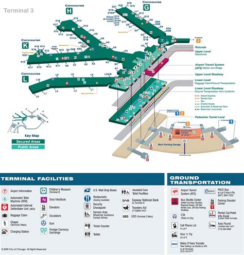 O Hare Gate Map Chicago O Hare Airport Gate Map United States Of