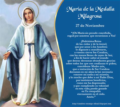 María De La Medalla Milagrosa Oraciones Catolicas Oracion Para Mi