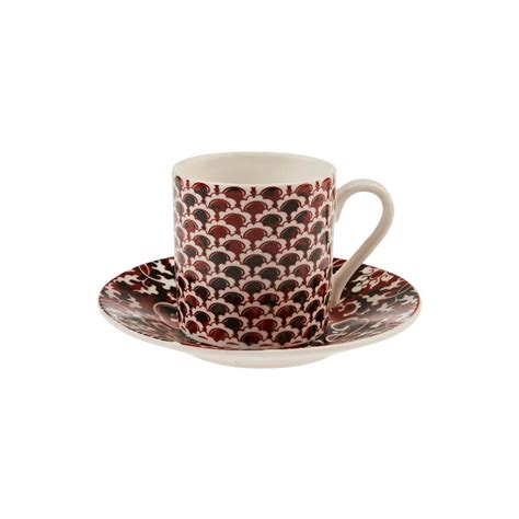 Karaca Asorti Porcelain Espresso Turkish Coffee Cup Set Of 6 12 Piece