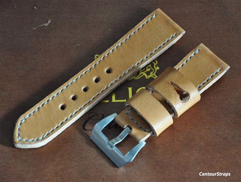 Centaurstraps Handmade Leather Watch Straps Vintage Sun Tanned Ammo