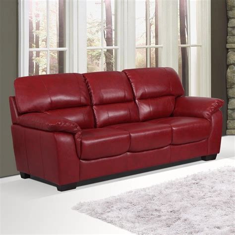 2017 Burgundy Leather Sofas Warm And Inviting Living Room Experience