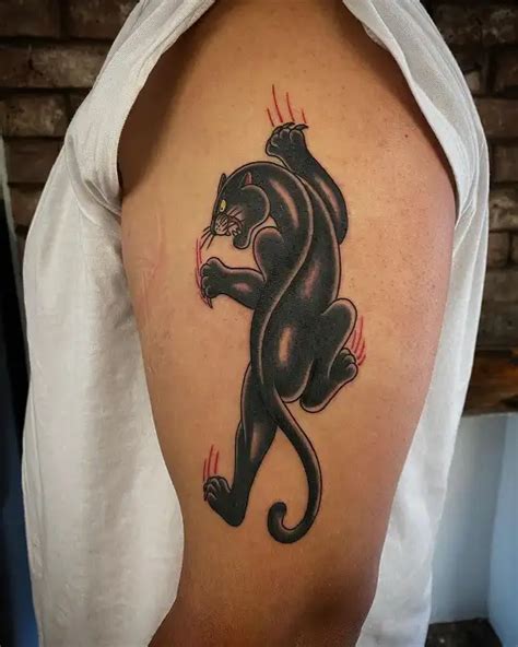 Discover 76 Black Panther Tattoo Traditional Vn