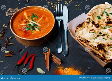 Traditional Indian Dishes Stock Photo Image Of Meal 179557594