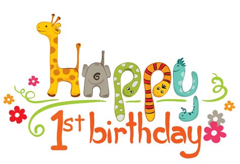 First Birthday Png Transparent Image Png Arts
