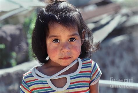 Face Of A Cute Girl In Colonia Flores Magone Tijuana Photograph By Wernher Krutein Fine Art