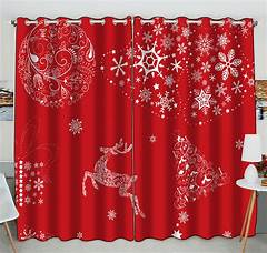 Christmas Kitchen Curtain