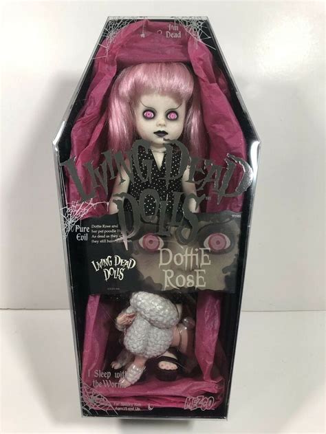 living dead dolls series 6 dottie rose 10 doll mezco goth halloween horror mezco dolls