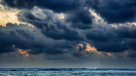Storm Clouds Ocean Wallpapers 4k Hd Storm Clouds Ocean Backgrounds