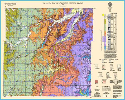 Kgs Geologic Map Anderson Large Size
