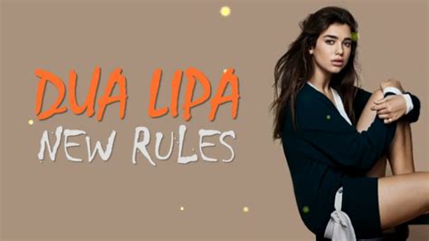 New Rules Dua Lips Lyrics Youtube