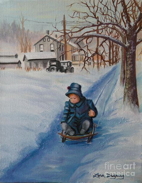 Gails Christmas Adventure Painting By Lora Duguay
