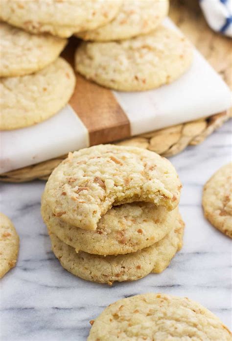 Chewy Toasted Coconut Cookies