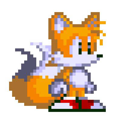 Tails From Sonic Pixel Art Maker
