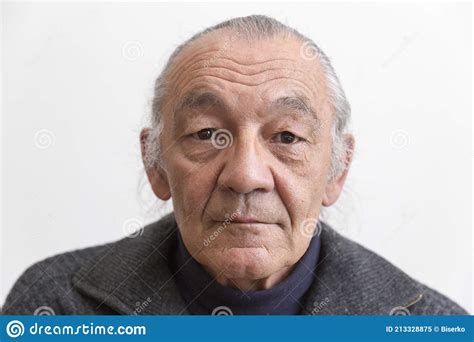 senior man with serious expression stock image image of serious retired 213328875