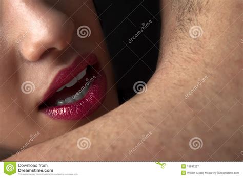 Giving hickeys especially on the neck should end smoothly. Love Bite stock image. Image of oral, neck, sensual ...