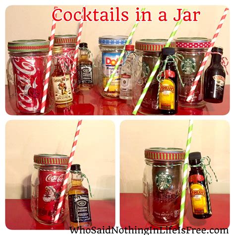 DIY Holiday Gift Idea - Cocktails in a Jar - Who Said Nothing in Life ...