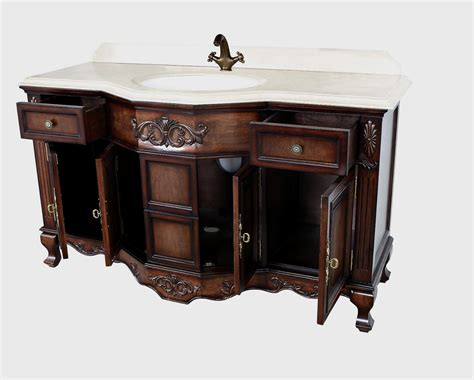 Modern bathroom vanities are available in a wide variety of materials. Antique Vanity Set - Montage