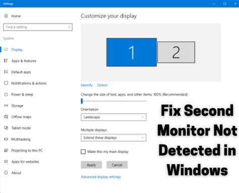 how to fix windows 11 not detecting second monitor update vrogue