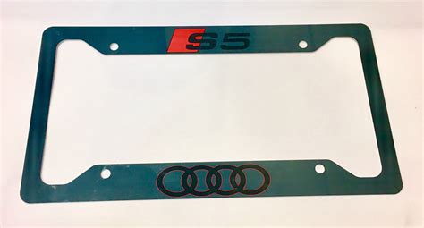 Audi S5 License Plate Frame | Custom Creations