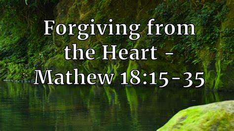 Forgive From The Heart Sermonstgg Youtube