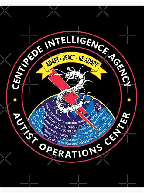 Centipede Intelligence Agency Autist Operations Center Poster By