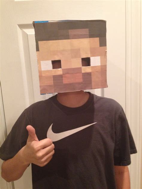 Minecraft Easy Steve Head 6 Steps Instructables