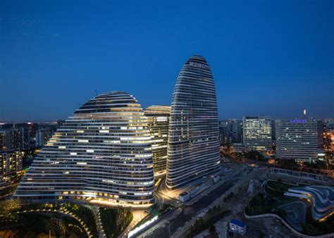 Zaha Hadid Completes Pebble Shaped Wangjing Soho Towers In Beijing
