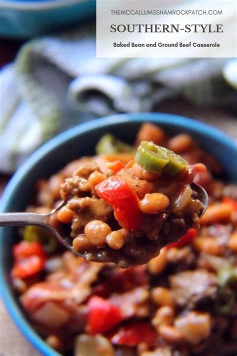 Upgrade baked beans from classic side dish to a meaty main meal by adding lean ground beef. Southern Baked Bean and Ground Beef Casserole | The ...