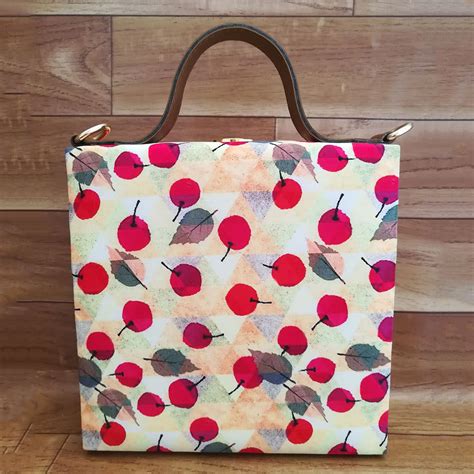 Cherries Print Handbag Winni