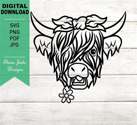 Free 185 Free Highland Cow Svg Svg Png Eps Dxf File