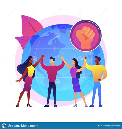 Youth Empowerment Abstract Concept Vector Illustration Stock Vector